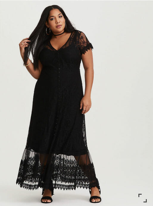 Black Lace Dress Torrid - Curvicality Magazine