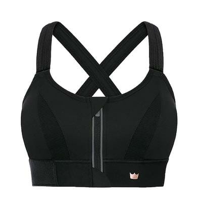 Plus-size sports bras - Black Shefit Bra