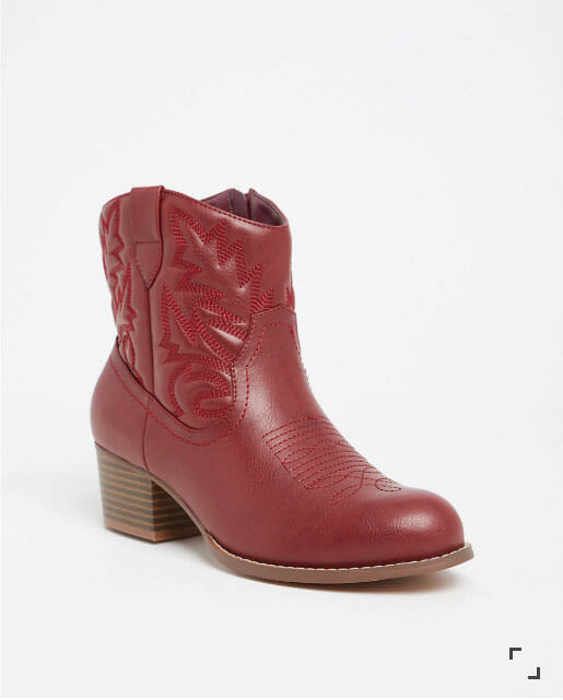 Red Stitched Cowboy Boot Torrid Curvicality Magazine