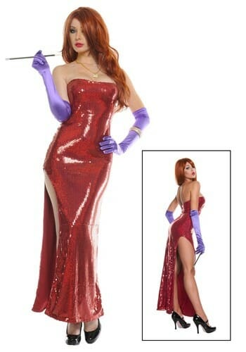 Plus Size Exclusive Deluxe Sequin Hollywood Singer Costume - Curvicality magazine