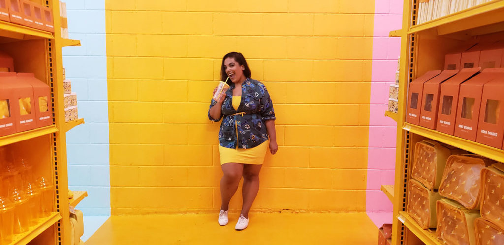 Thrifting as a Plus-Size Woman- Thrifty Tiana Open Shirt - Curvicality Magazine