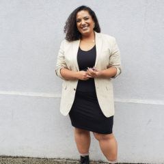 Thrifting as a Plus-Size Woman- Thrifty Tiana Menswear - Curvicality Magazine