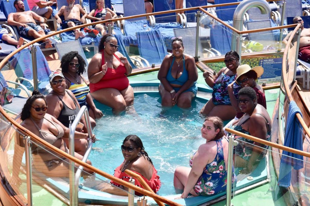 Take a Curvy Cruise with The Curvy Fashionista - Hot Tub Fun - Curvicality magazine