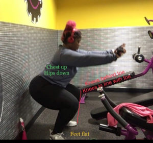 Correct Form For Squats for beginners - L. Perkins - Curvicality Magazine
