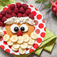 Santa Pancake for Holiday Breakfast - Curvicality magazine