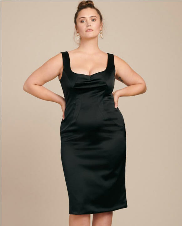 11 Honoré Little Black Dress - Curvicality Holiday Dress Picks