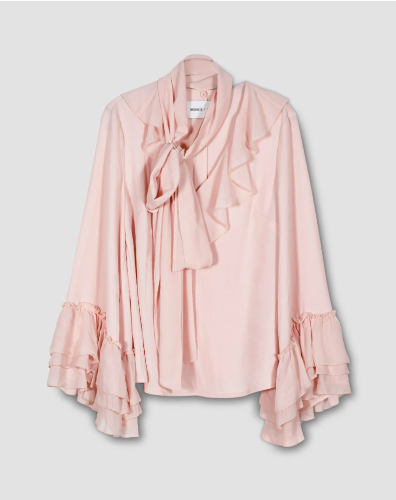 Looking at the World Through Rose-Colored Glasses Looking to add a little dramatic flair to your wardrobe? This Rodarte X-Universal Standard Blouse in rose is unforgettable.  https://www.universalstandard.com/products/rodarte-x-universal-standard-blouse-rose