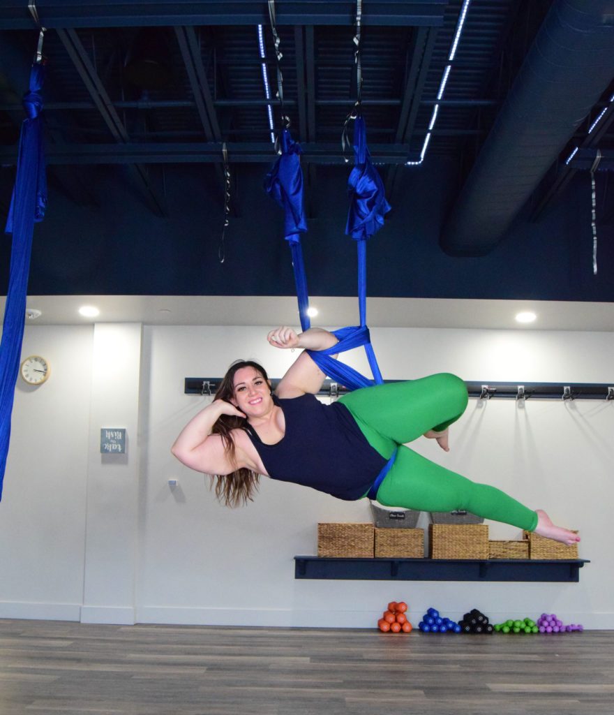 Aerial Yoga Instructor Danya Avner - Curvicality Plus-Size Magazine