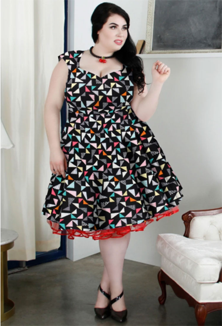 JILL 1950s Rockabilly Vintage Inspired Dress Celeb Inspired -  Canada